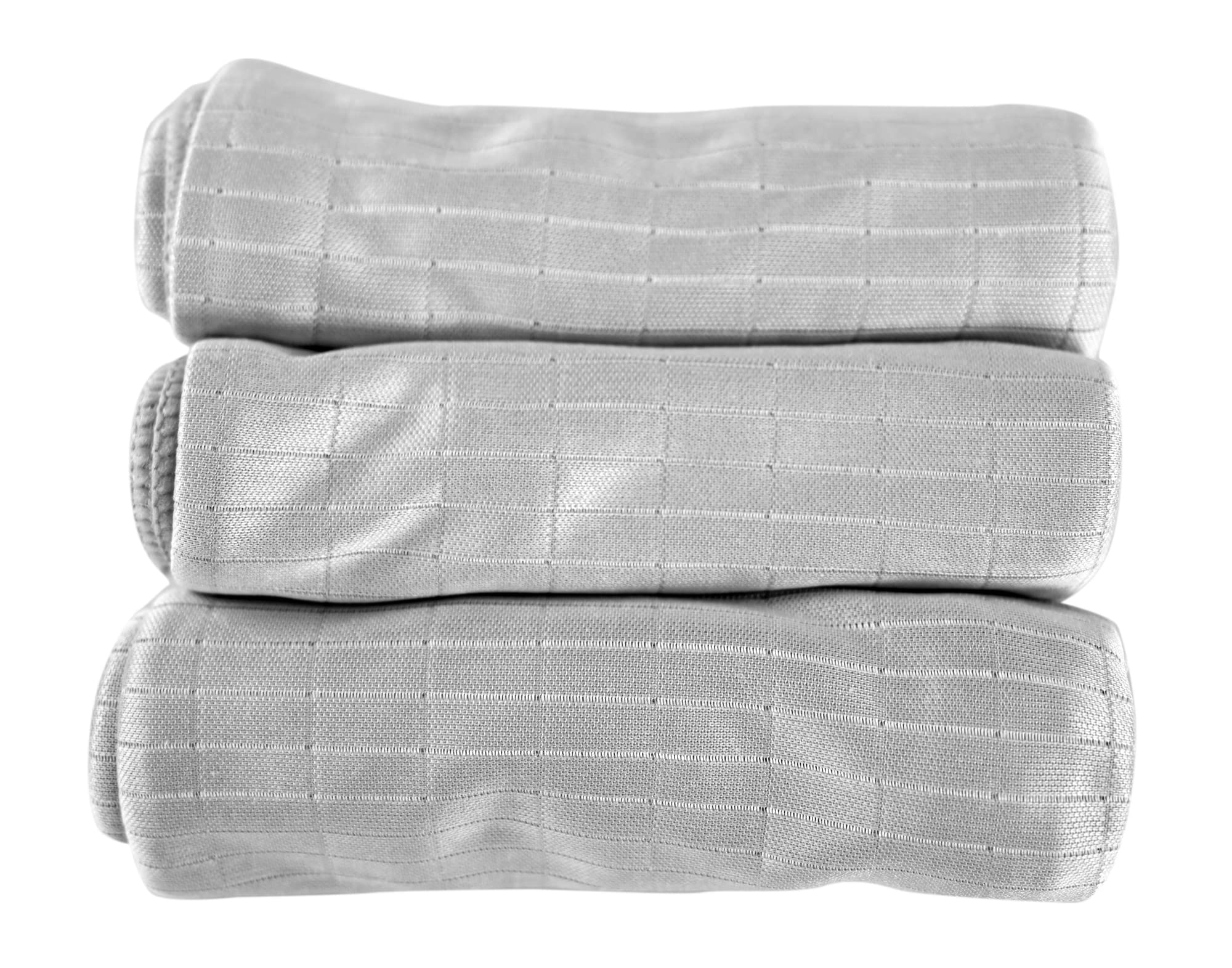 Home-X Superabsorbent Quick-Drying Microfiber Glass-Cleaning Towels, Cleaning Cloths for Glass, Set of 3, Each 24" L x 19" W, Gray
