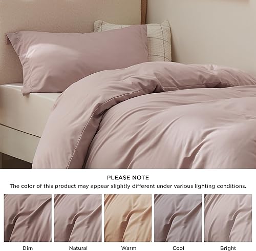 Vista 464 de Bedsure - Juego de funda de edredón de tamaño matrimonial, ropa de cama suave con doble cepillado, 1 funda de edredón (80 x 90 pulgadas) y 2 fundas