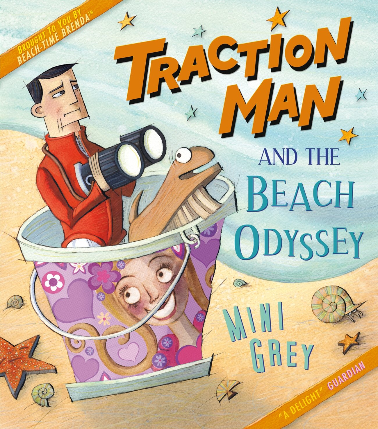 Red Fox Picture Books Traction Man and the Beach Odyssey Paperback – Big Book, 1 March 2019