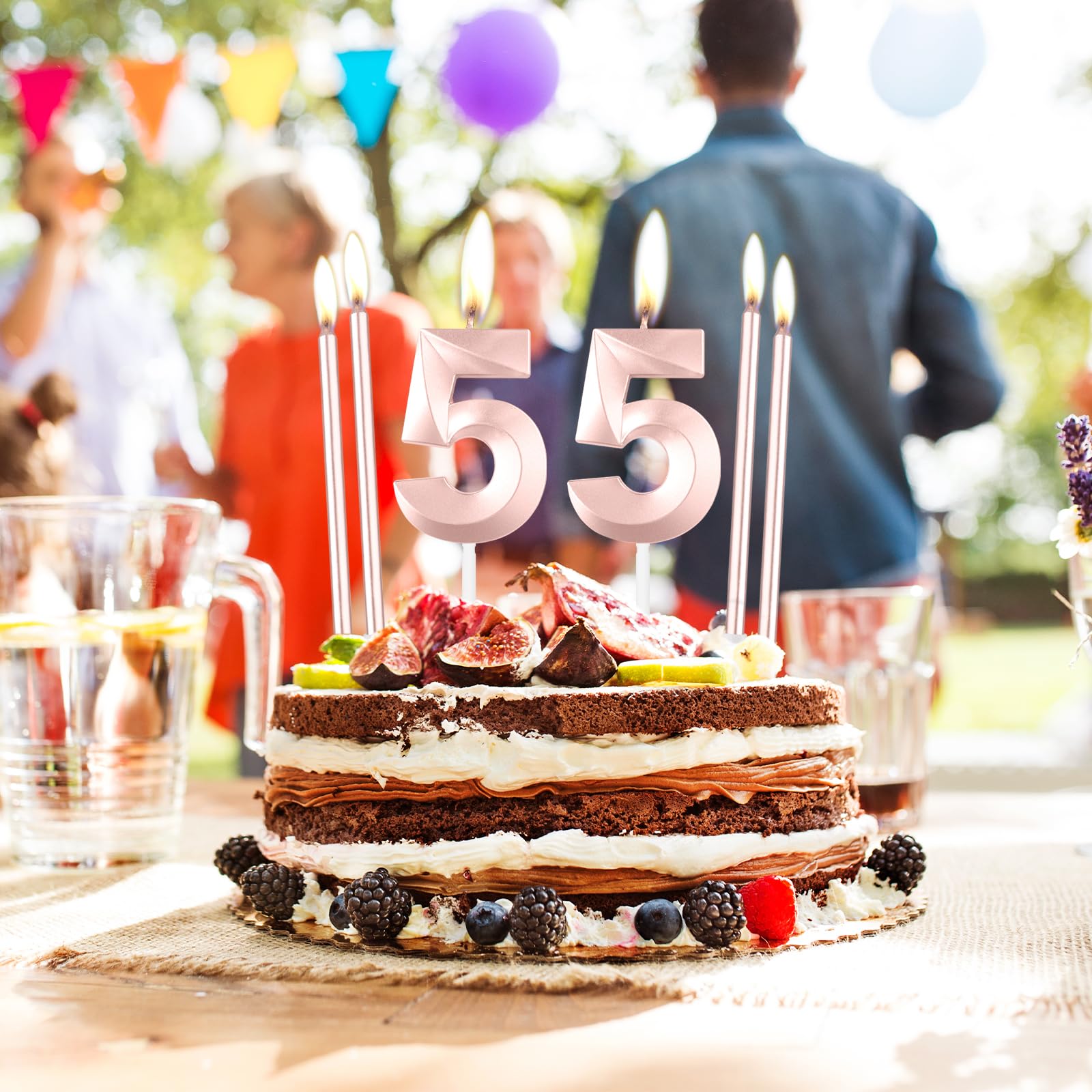 GLITTER NUMBER CANDLE Birthday Party Age Cake Topper Anniversary GLITTER NUMBER CANDLE Birthday Party Age Cake Topper Anniversary
