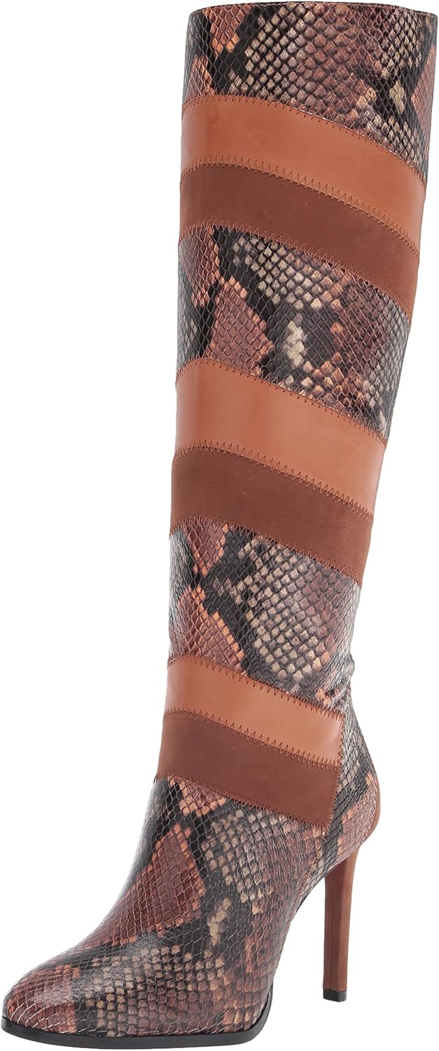Vince Camuto Women's Footwear Women's SARAALAN Fashion Boot, Tostado/Warm, 5.5