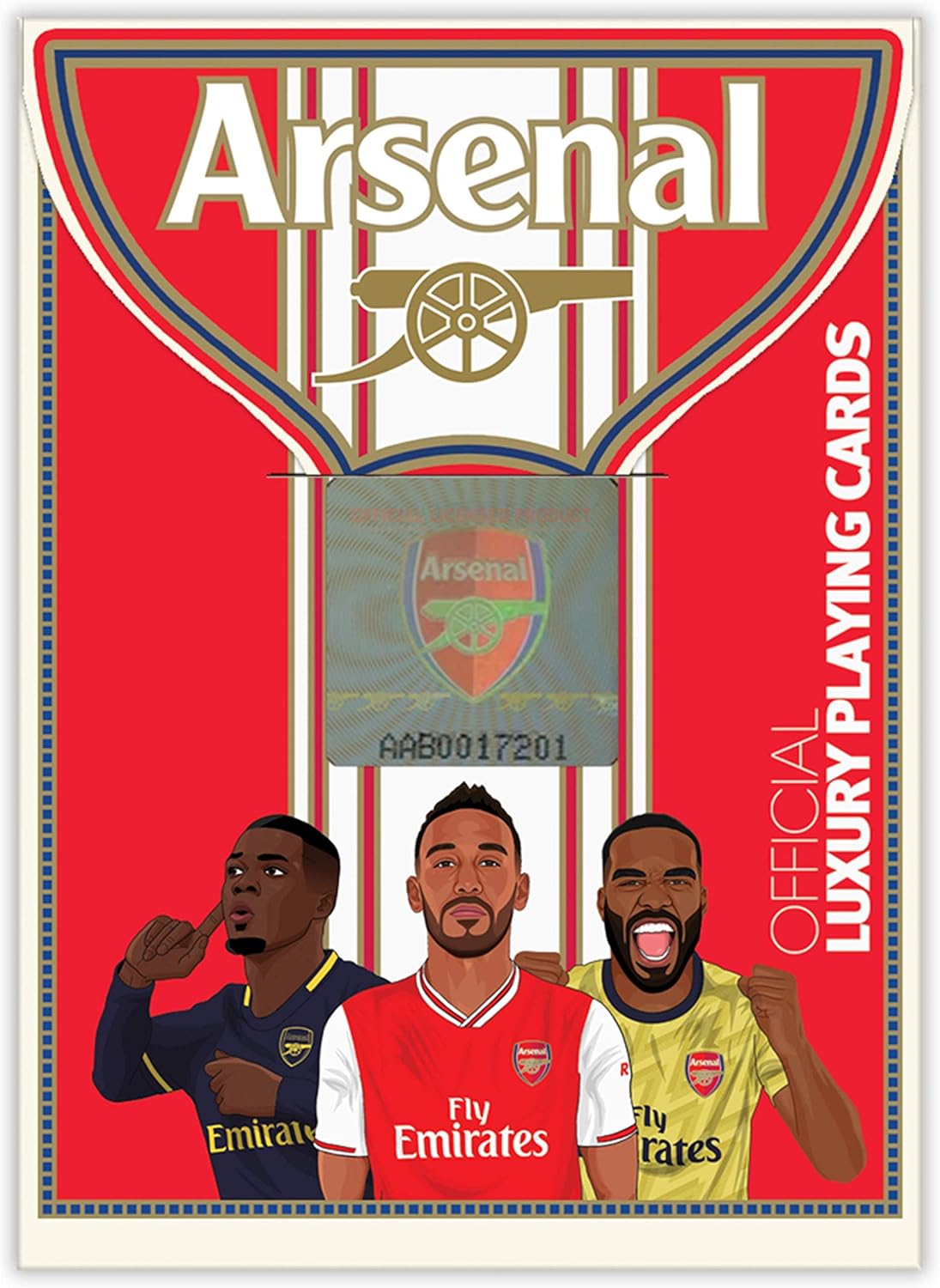 Arsenal Official Playing Cards, 19/20 FA Cup Champions
