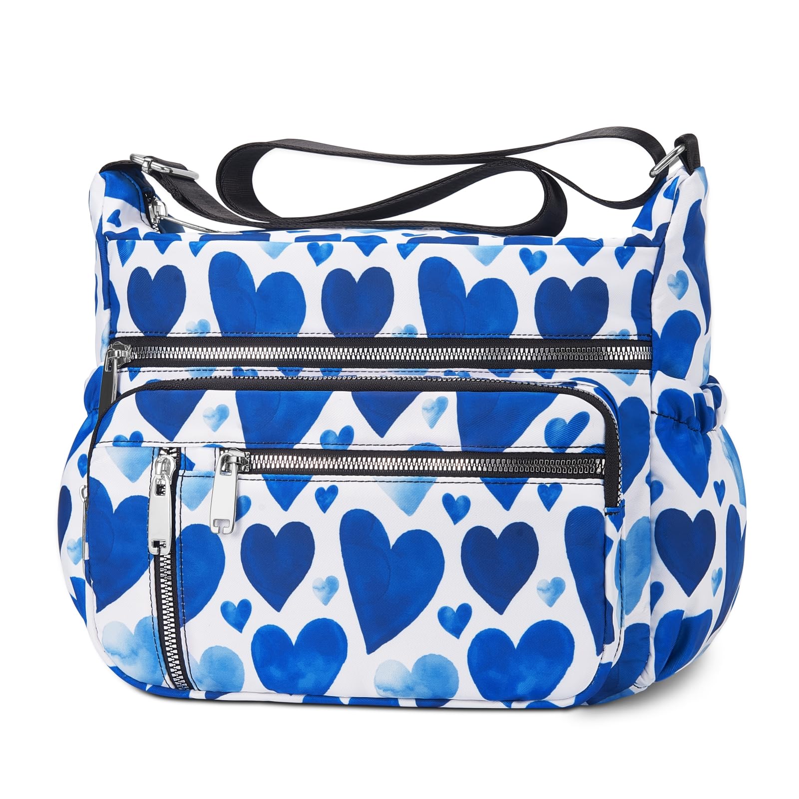 NPBAG Crossbody Bag for Women, Shoulder Purse Handbag Messenger Bag, Trendy Pocketbooks, Waterproof and Multi-Pockets
