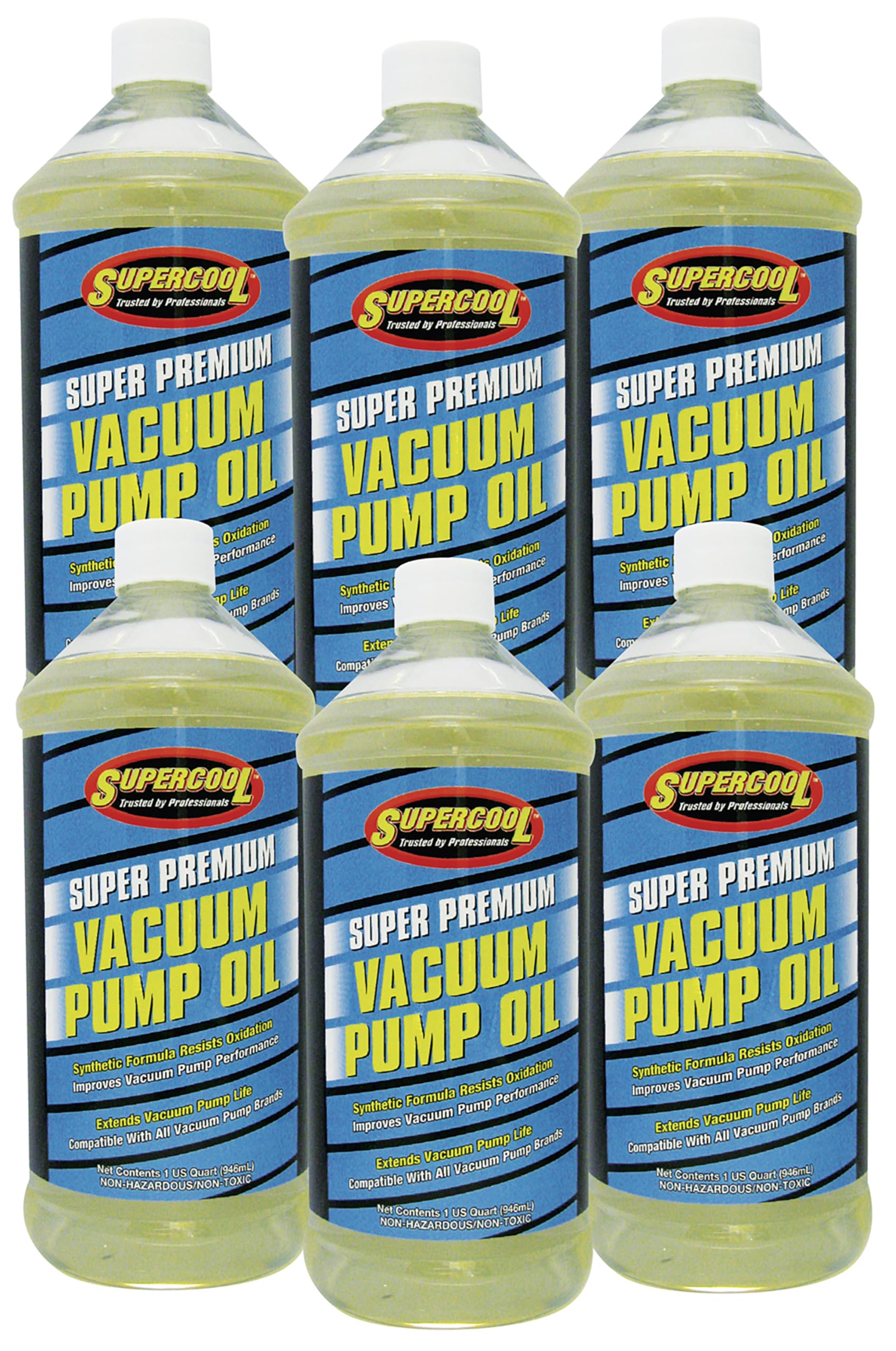 V32-6CP 68 Viscosity Synthetic Vacuum Pump Oil 32oz 6-Pack