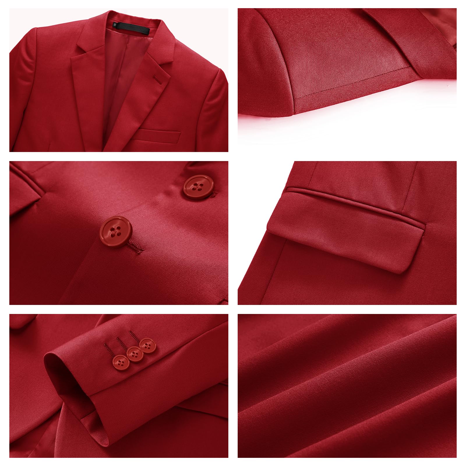 Chłopięcy 3-częściowy komplet slim fit, formalny strój dziecięcy z marynarką, kamizelką i spodniami, odzież Pageboy na wesele, bierzmowanie, chrzest i specjalne okazje