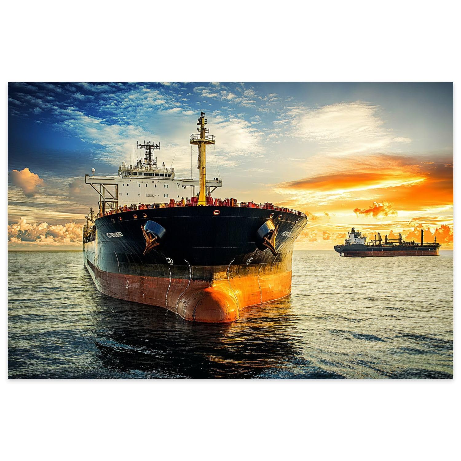 Jigsaw Wooden Puzzles 1000 Pieces for Adult - Cruise Ship - Ocean Landscape Puzzle Sunset Puzzle Challenging Intellectual Educational Game Toys for Kids Teens Best Gifts Home Decoration