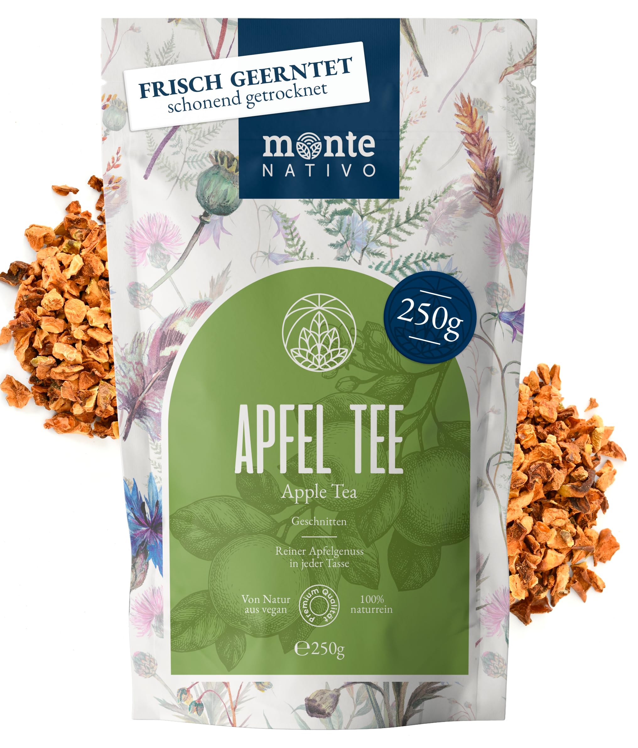 Lemon Balm Tea Monte Nativo (300g) - Gently Dried Lemon Balm Leaves - Aromatic and 100% Pure and Natural Loose Leaf Herbal Tea Without Additives - As a healthy, refreshing infusion — view 58