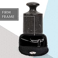 Vista 7 de PU Leather Eyeglasses Case on Belt, Hard Eyeglass Case, Glasses Holder Belt Loop, Small Case For Eyeglass, Glasses Cases, Small Sunglasses Case