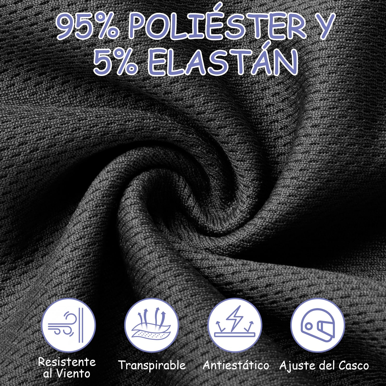 Kiiwah Pasamontañas Niños Multifuncional Blaclava Máscara de Ciclismo Transpirable Sombreros Gorro con Calentador de Cuello para Niños y Niñas Deportes al Aire Libre