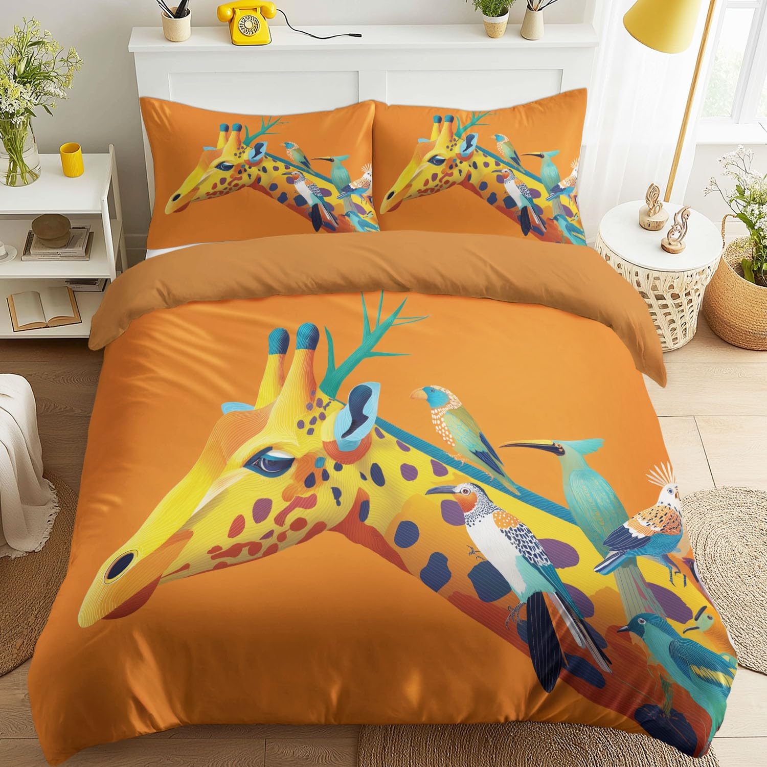 Parure de lit 240x260 girafe pour transformer votre chambre en une oasis de confort