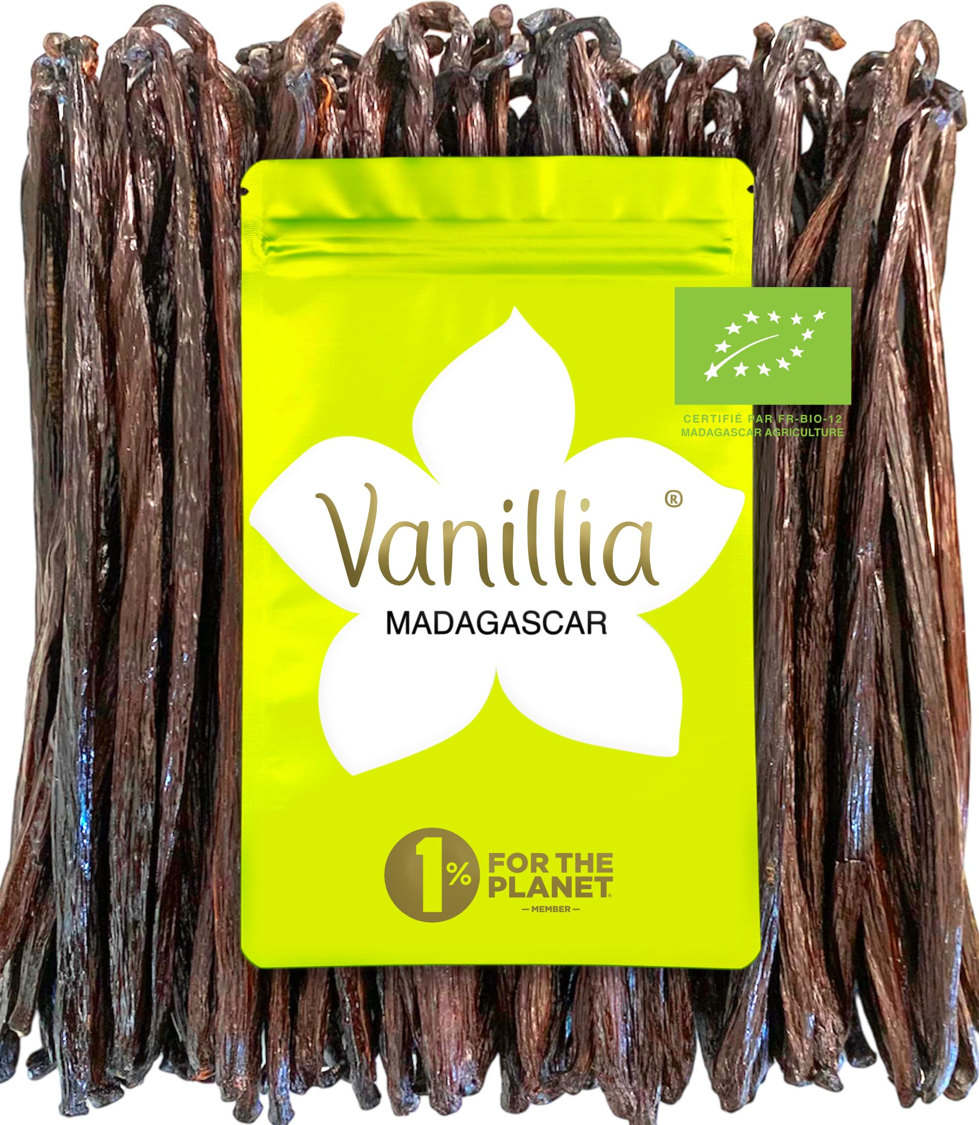 15 Gousses XL • Vanille Bourbon BIO de Madagascar • GRAND CRU • FreshZIP
