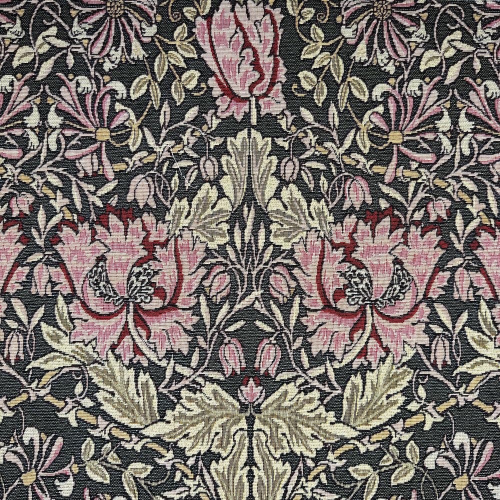 Oh Sew Crafty Limited Rosa Tapestry Fabric William Morris Honeysuckle Floral Flower Damask Leaf 140Cm Wide (Price Per Metre) (Rosa)