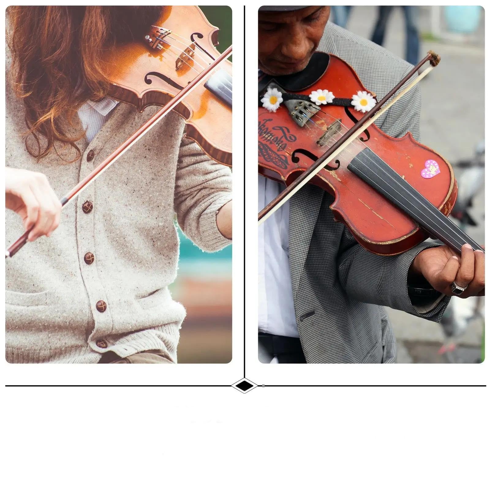 Professioneller Geigenbogen 1/8 Schachtelhalm Violinbogen Langlebiges rotes Sandelholz Violinbogen Saiteninstrument Ersatz Universelles Violinzubehör