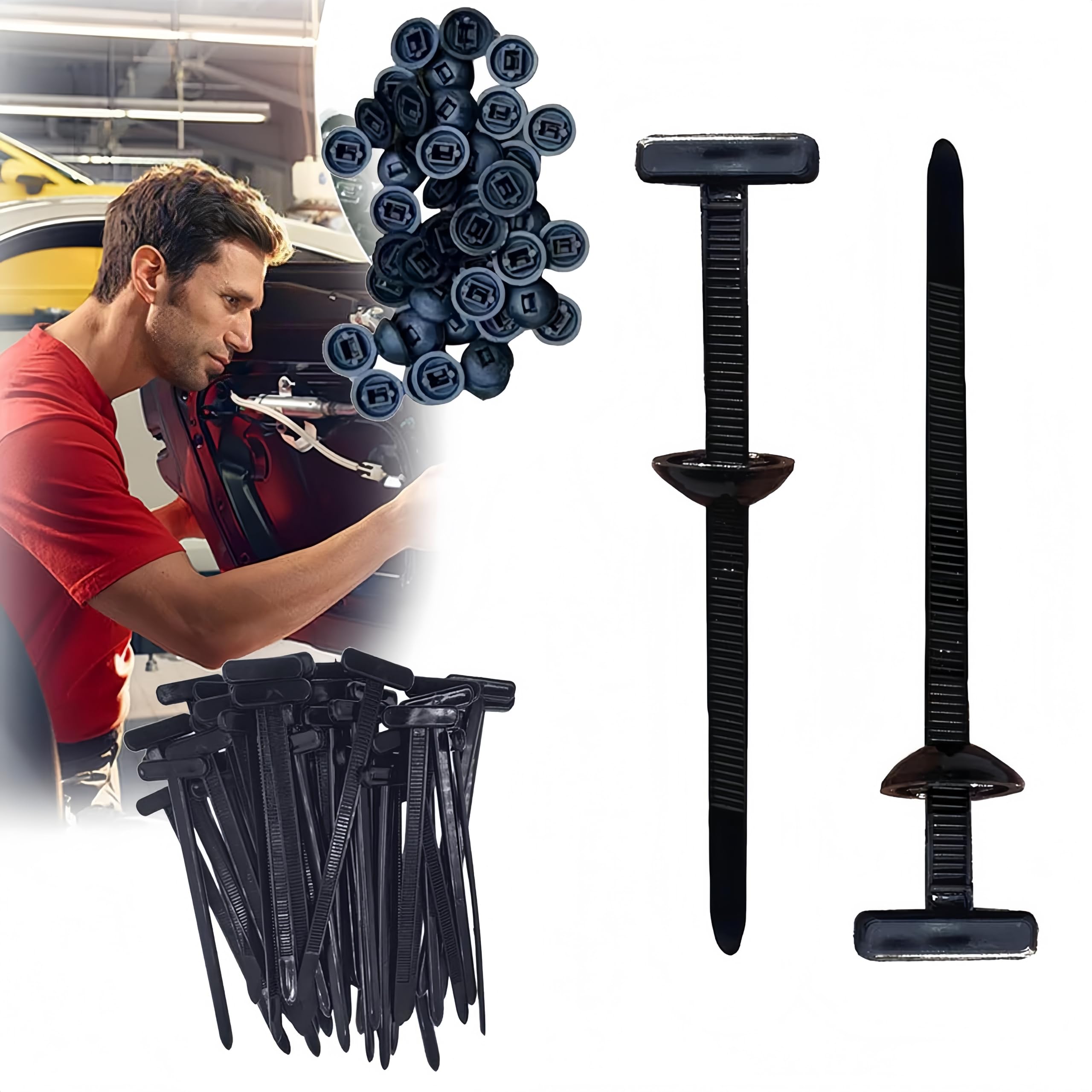 Amazon.com: Universal Nylon Cable Tie Buckle – Heavy Duty Self
