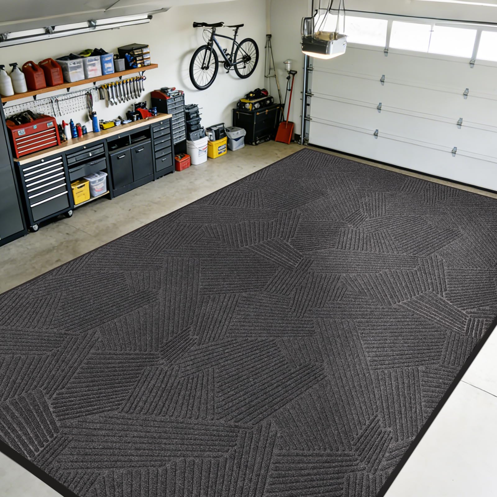 Heavy Duty Front Door Mat - 3' x 10' Black -15 Heavy Duty Front Door Mat - 3' x 10' Black -15