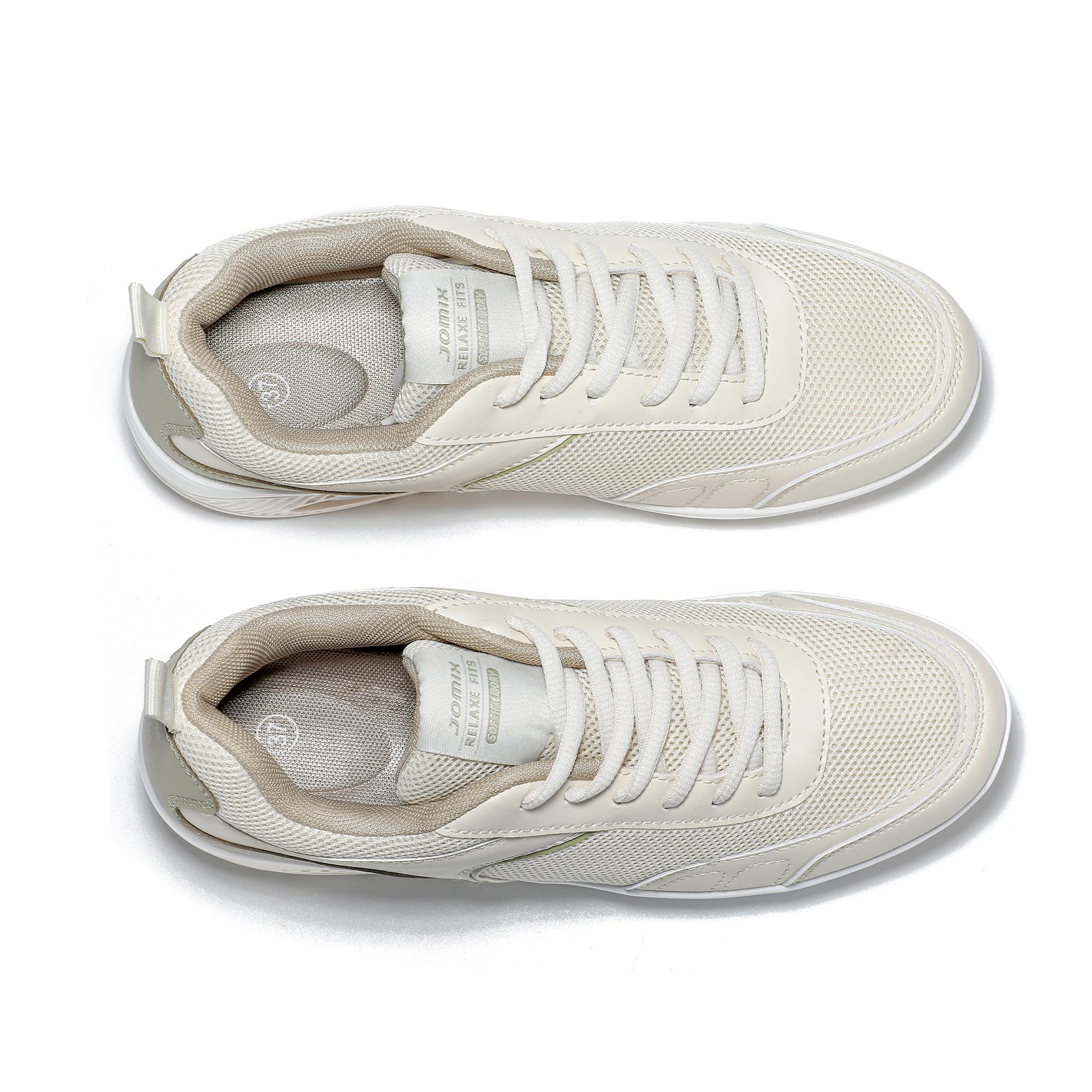 JOMIX Chaussures Basculantes Femme – Fitness, Marche & Gym Confortables, Légères, Semelle Ergonomique à Talon, Amortissantes, Antidérapantes, Respirantes avec Lacets SD9133