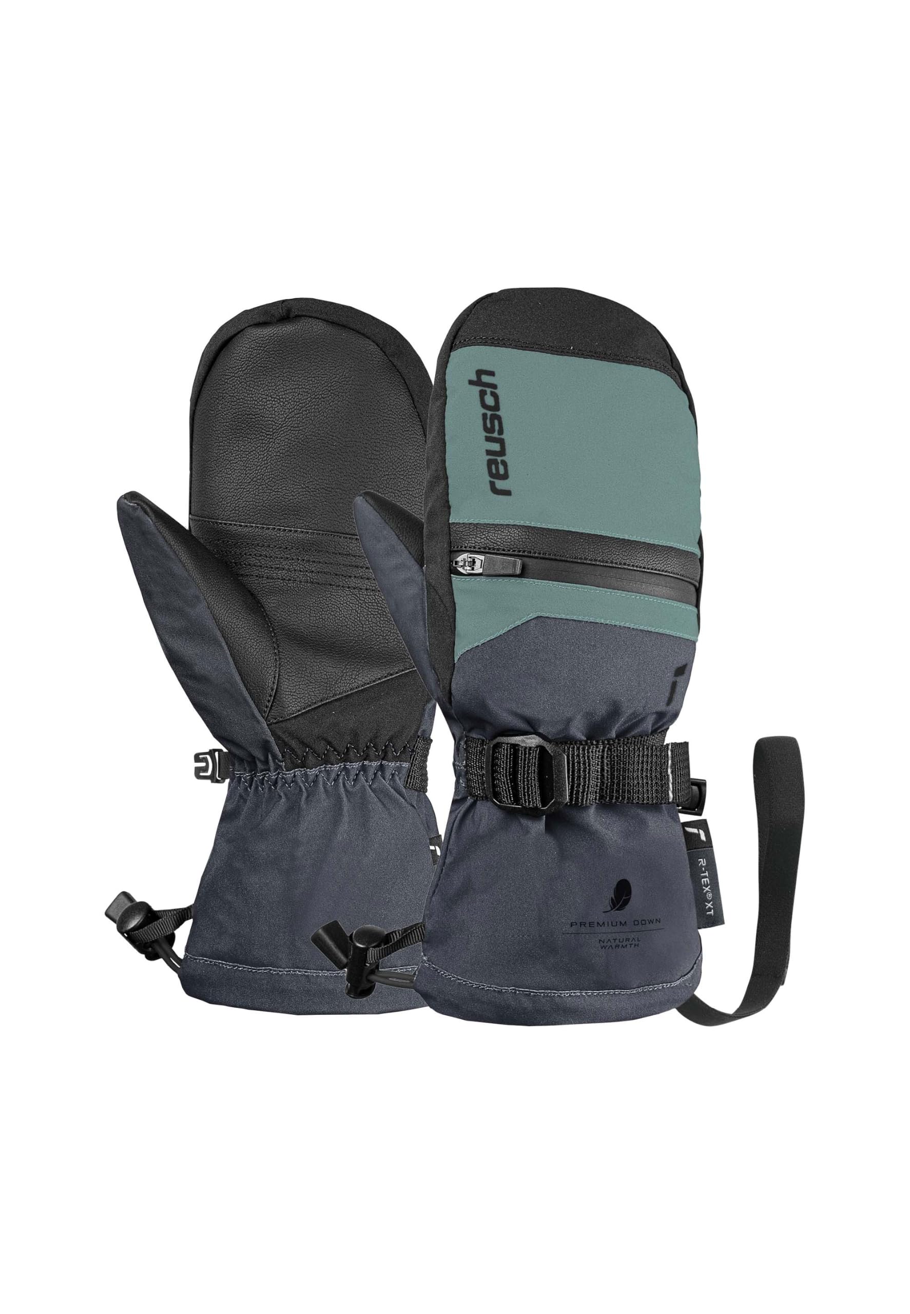 Reusch Guanti da sci per bambini, impermeabili e extra caldi, con