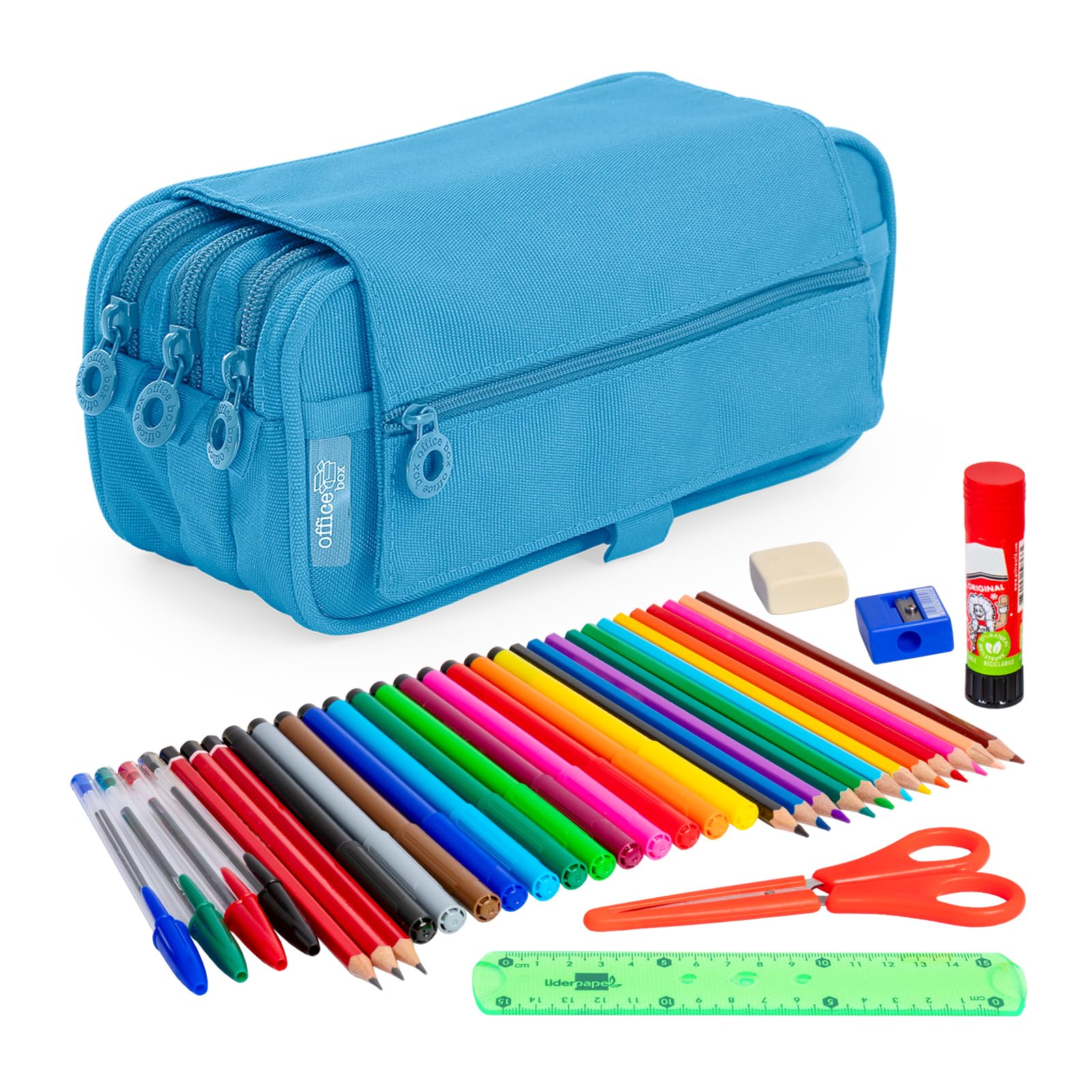 Estuche Compartimentos Colepack 2022 Estuche Triple De - Main Image