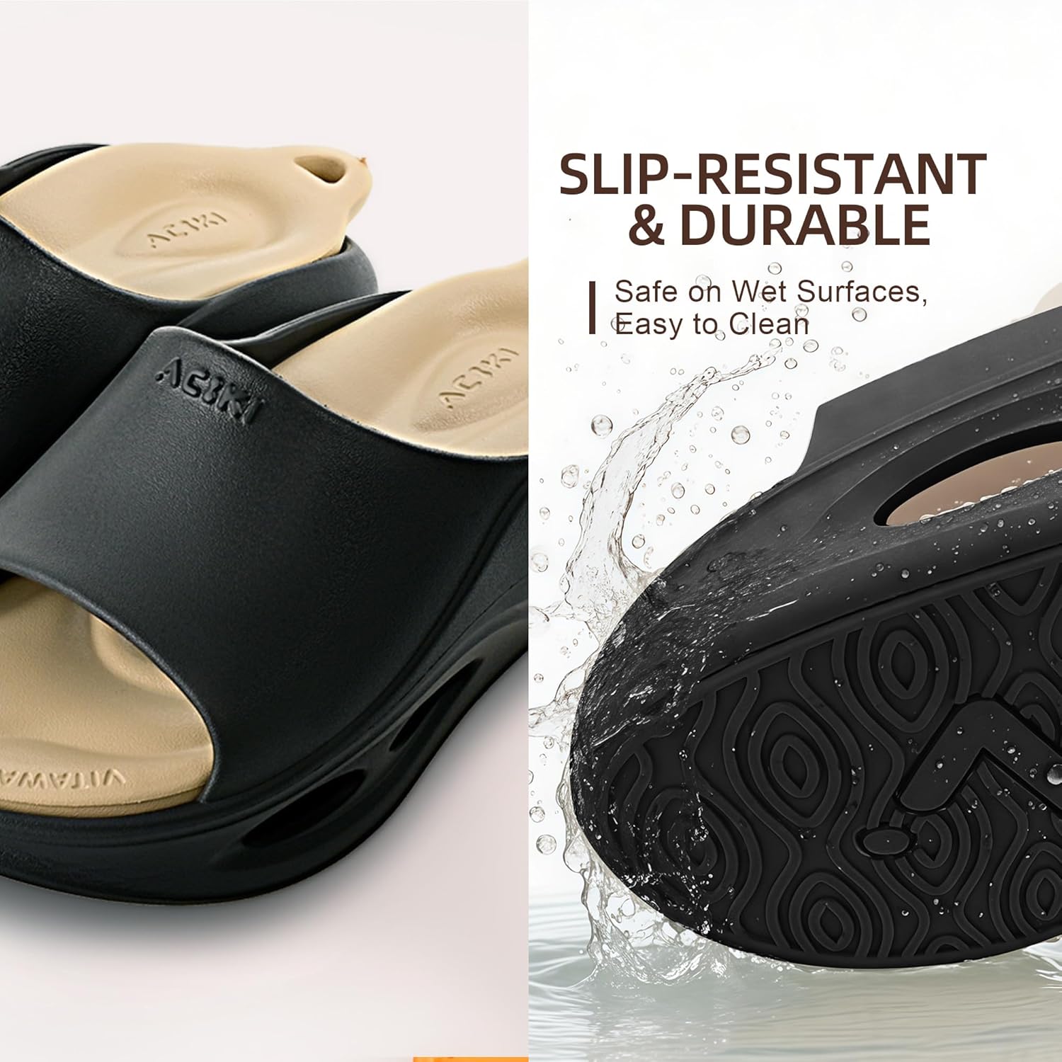 Recovery Sandals with 2 Replaceable Insoles - 2025 Arch Support Slippers for Men & Women, Orthopedic Open-Toe Walking Shoes for Plantar Fasciitis, Heel & Back Pain Relief, Sports & Daily Wear - Image 7