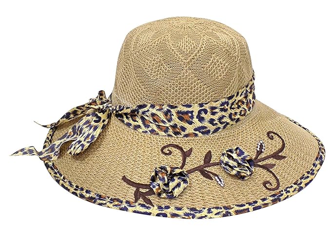 Majik Girls Summer Hats for Beach Fishing Golf Decorative Ribbon Knot Hats for Birthday Present for Women 30 Grams Pack of 1