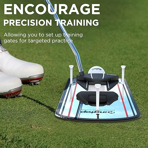 Miniatura 7 de KINGTOP Espejo de Putting de Golf - Ayudas de Entrenamiento de Alineación de Putting para Consistencia y Precisión - Ideal para Práctica