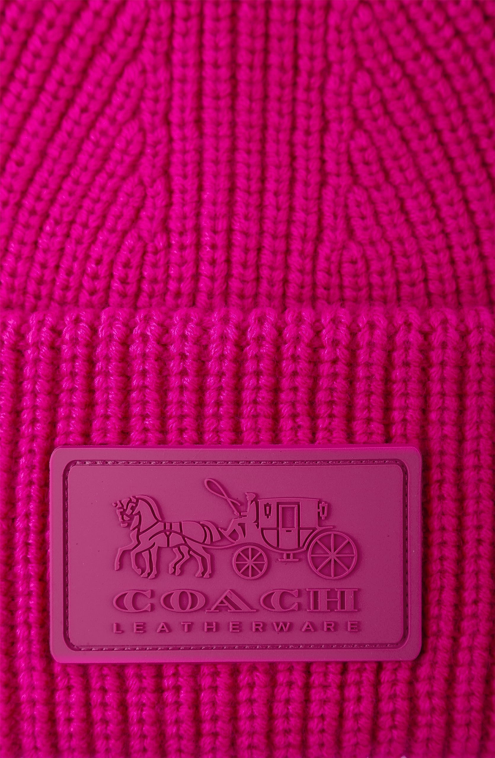 Coach Women's Patch Beanie, Hyacinth