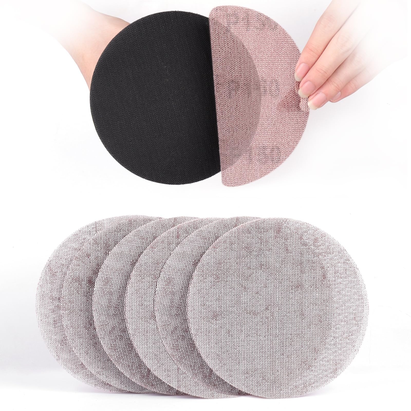 Sruhrak 150mm Mesh Sanding Discs