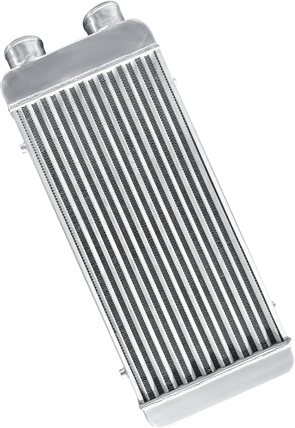 Universal Intercooler 31''x13''x3" Same Side Intercooler 3'' Inlet and Outlet Aluminum Turbo Intercooler Direct Replacement for Any Turbo Charger system