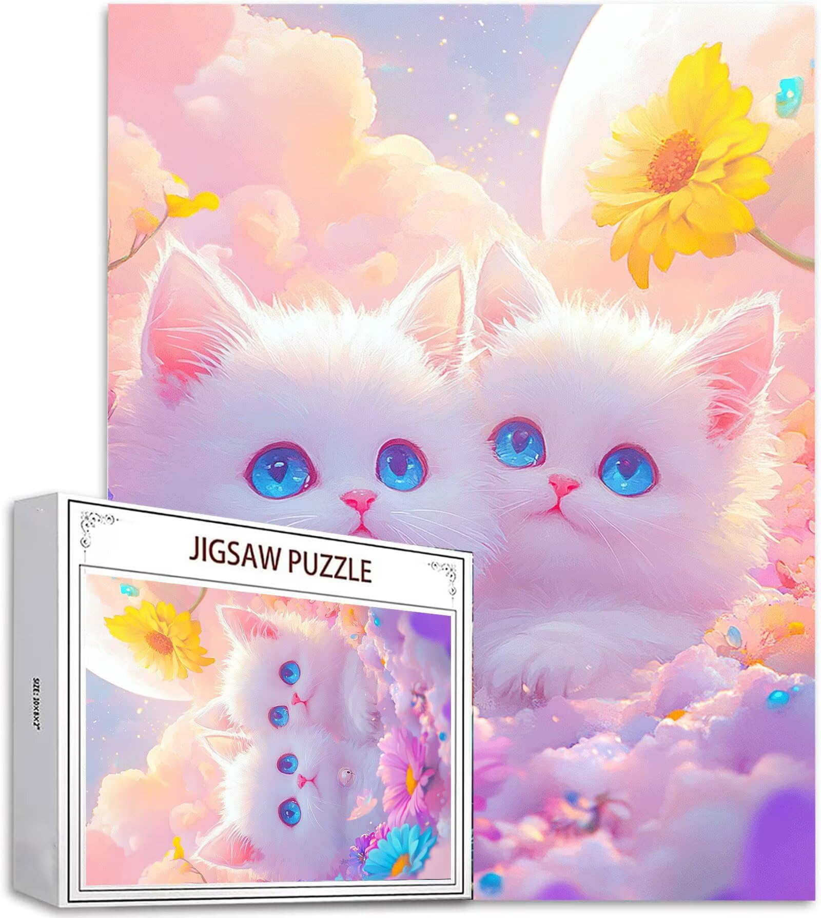 Puzzle 2000 elementów, puzzle dla dorosłych, DIY, duże maty puzzle, drewniane puzzle dla dorosłych i dzieci od 12 lat, drewniana chmura gra zręcznościowa dla całej rodziny, prezenty D-804