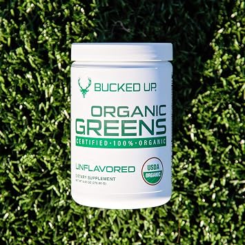Greens Superfood Powder Unflavored | 8 Most Essential Mixed Greens | Certified 100% Organic | Chlorella, Spinach, Kale, Spirulina, Alfalfa, Broccoli, Wheat Grass, Barley Grass | 30 SERV | 9.52 OZ