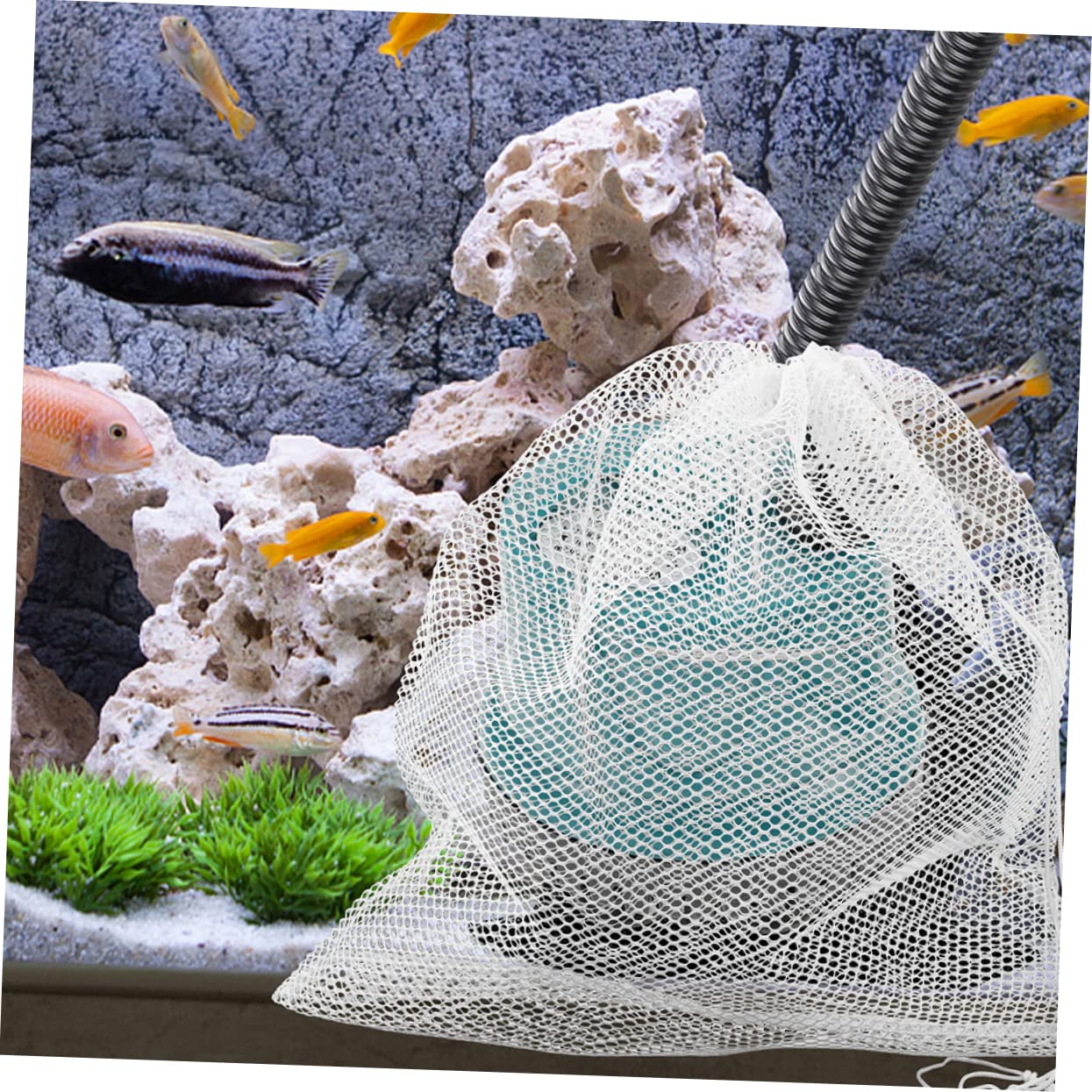 KESYOO 2pcs Pond Mesh Pump Bag Mesh Barrier Pouch for Fish Tank Extend Service Life