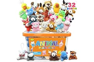 Assortment Bulk Stuffed Keychain Party Favors Animal Keychain Bulk Mini Plush Animals...