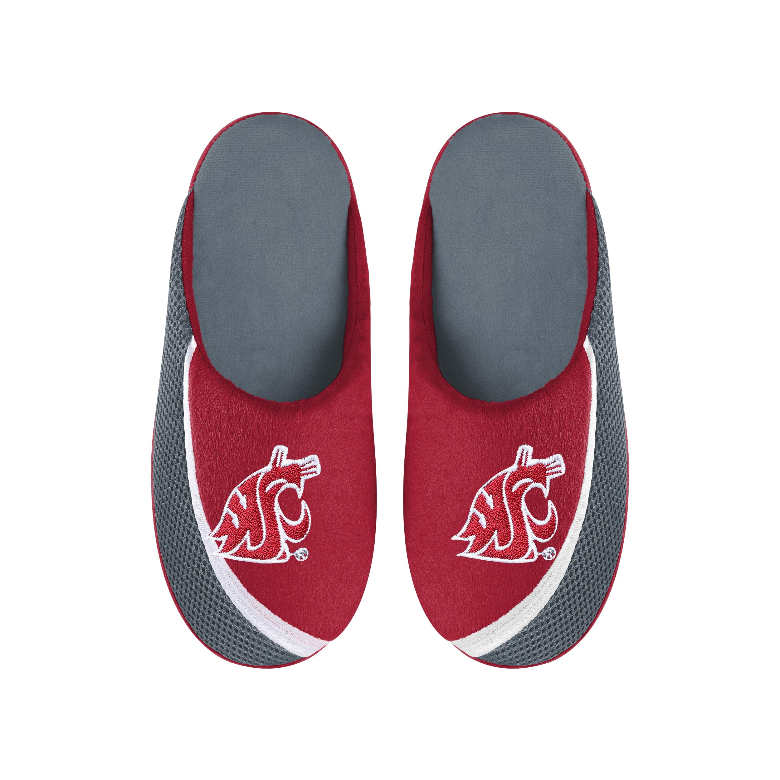 FOCO Men's NCAA 2022 Big Logo Color Edge Slipper
