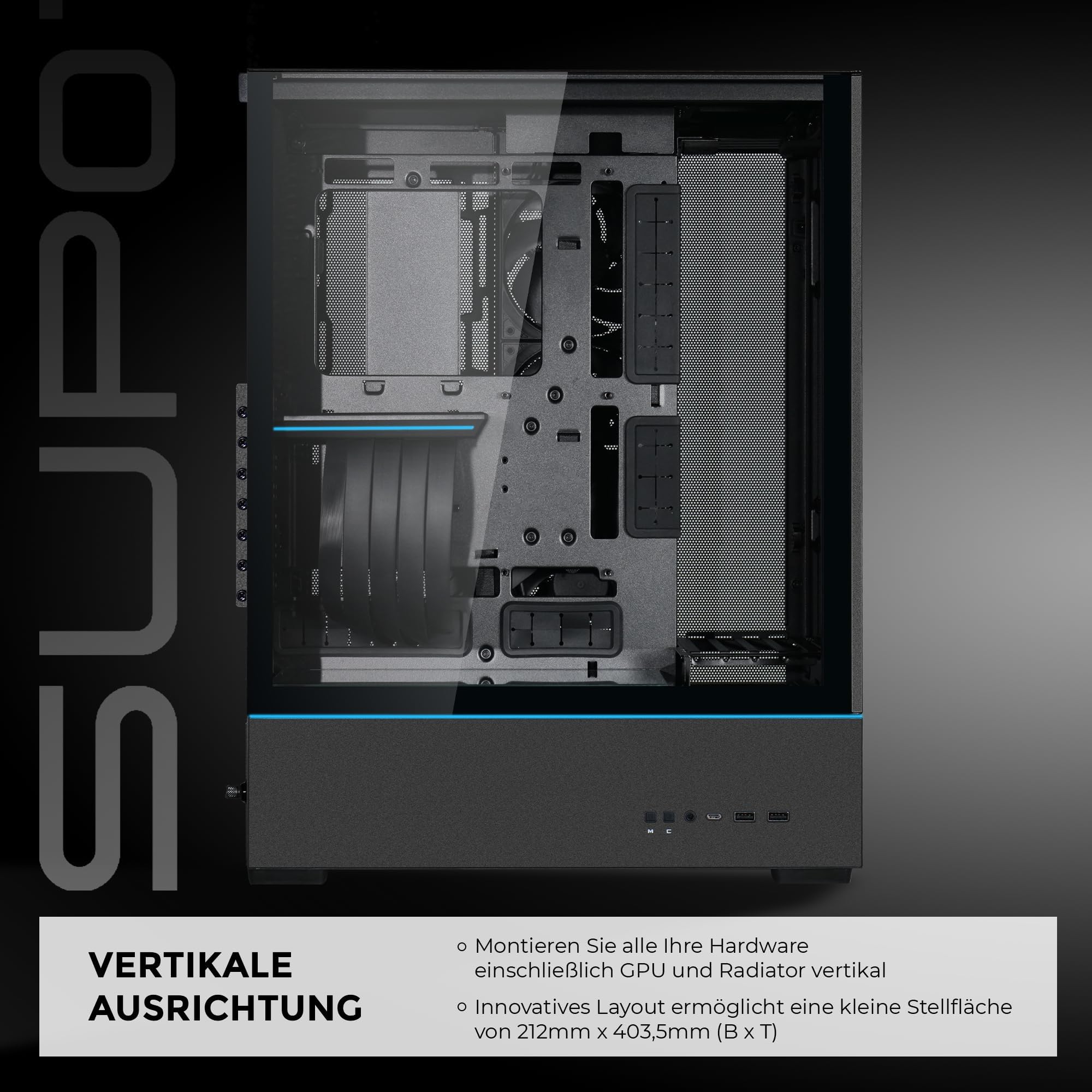 【美品】LianLi SUP01黒・ATX対応が横幅わずか212mm PCケース SUP01 - LIAN LI is a Leading Provider of PC Cases | Computer Cases