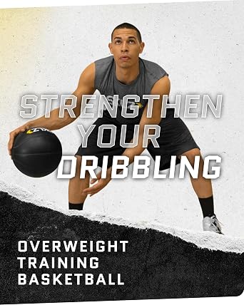 SKLZ Weighted Training Basketball, 29.5 - 3-lb Heavy Training Ball - Black, Quality Faux Leather Construction - Durable & Wear-and-Tear Resistant Dribbling Trainer for Indoor or Outdoor Use