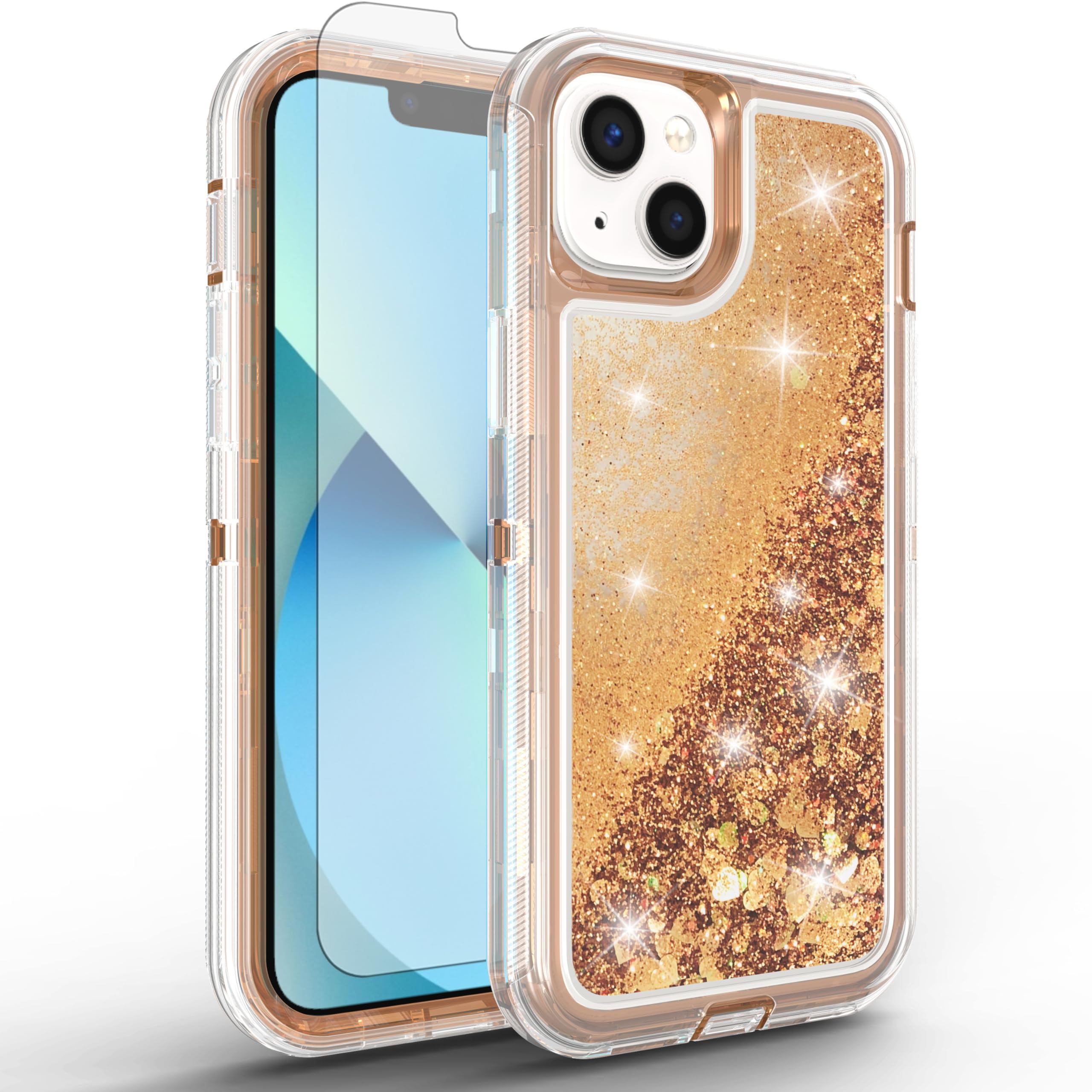 Coque iPhone 14 Asuwish antichoc transparente avec protège-écran - 6