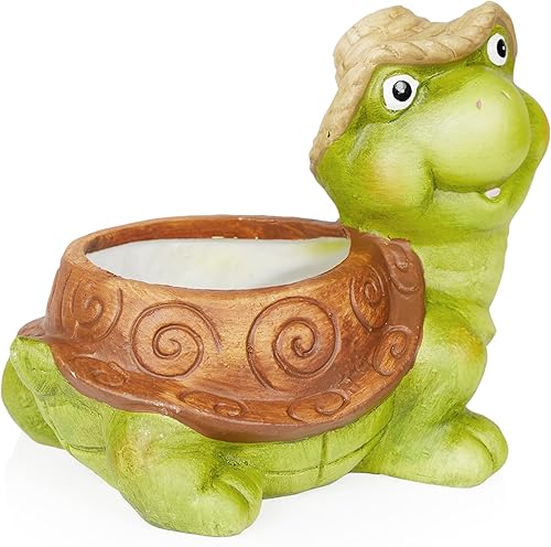 Miniatura 8 de Alpine Corporation Turtle Pot Planter