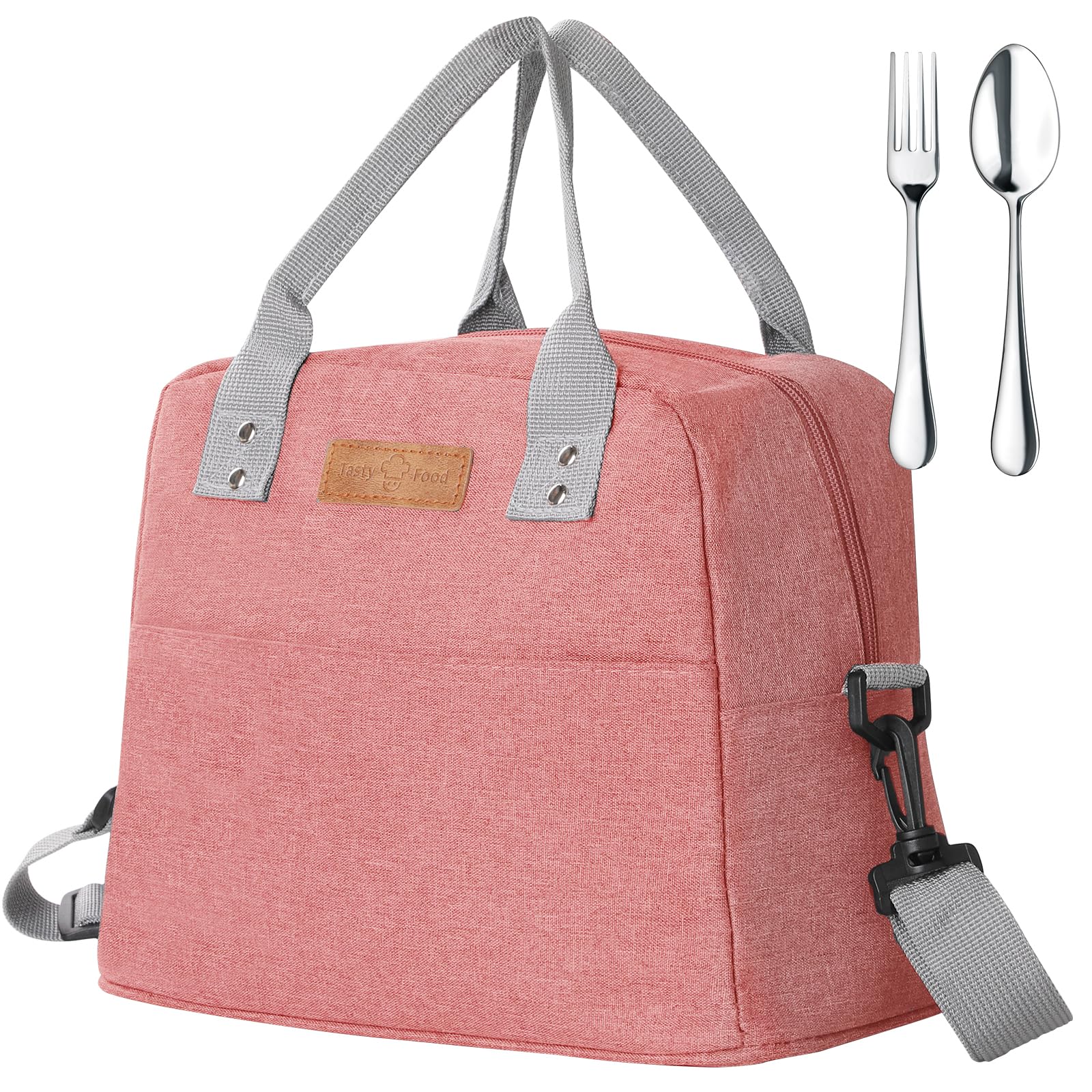 Kühltasche,GeeRic Verdickter Lunchtasche Isoliert,Lunchtasche, Lunchbox Tasche, Tragbar Lunchtasche Arbeit Reisen Büro Picknick