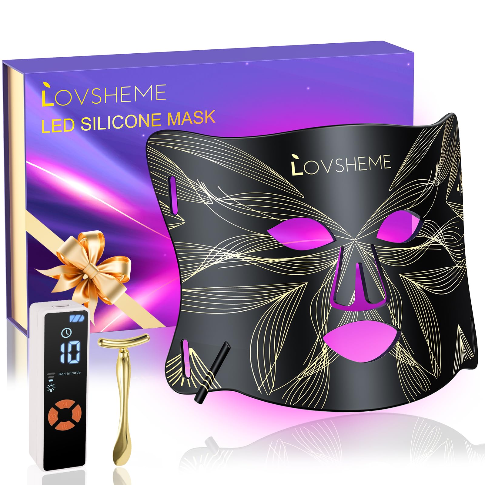 Red Light Therapy for Face LED Face Mask Light Therapy Omnilux Red Light Therapy Mask for Wrinkles Acne