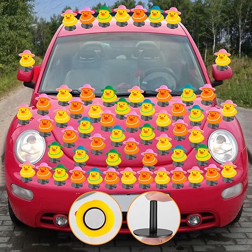 Miniatura 7 de 40 tapones de pato, soporte de plástico negro para tablero de automóvil, soporte de pato para los amantes de los automóviles (sin incluir pato de