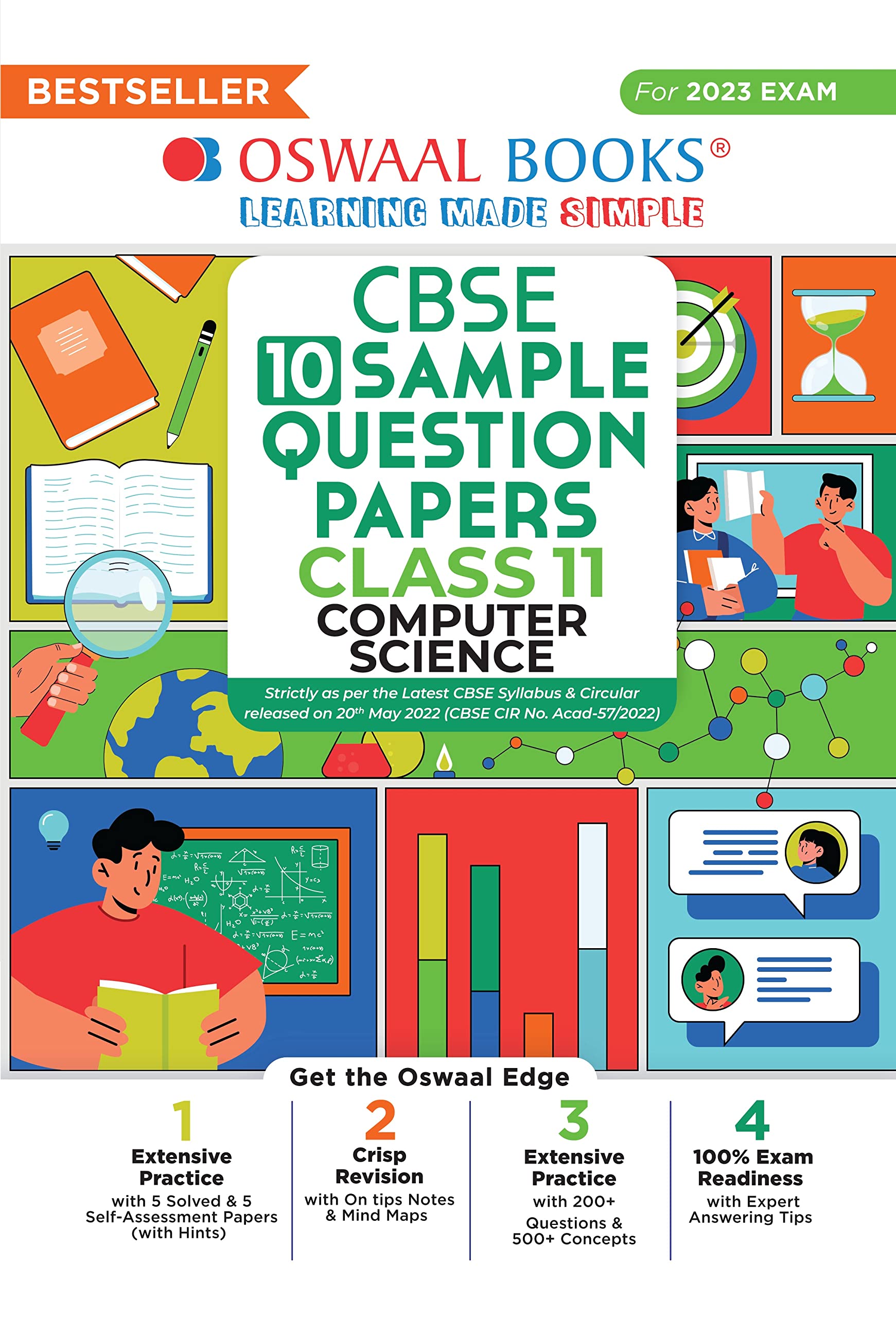 Buy Oswaal CBSE Sample Question Papers Class 11 Computer Science (For