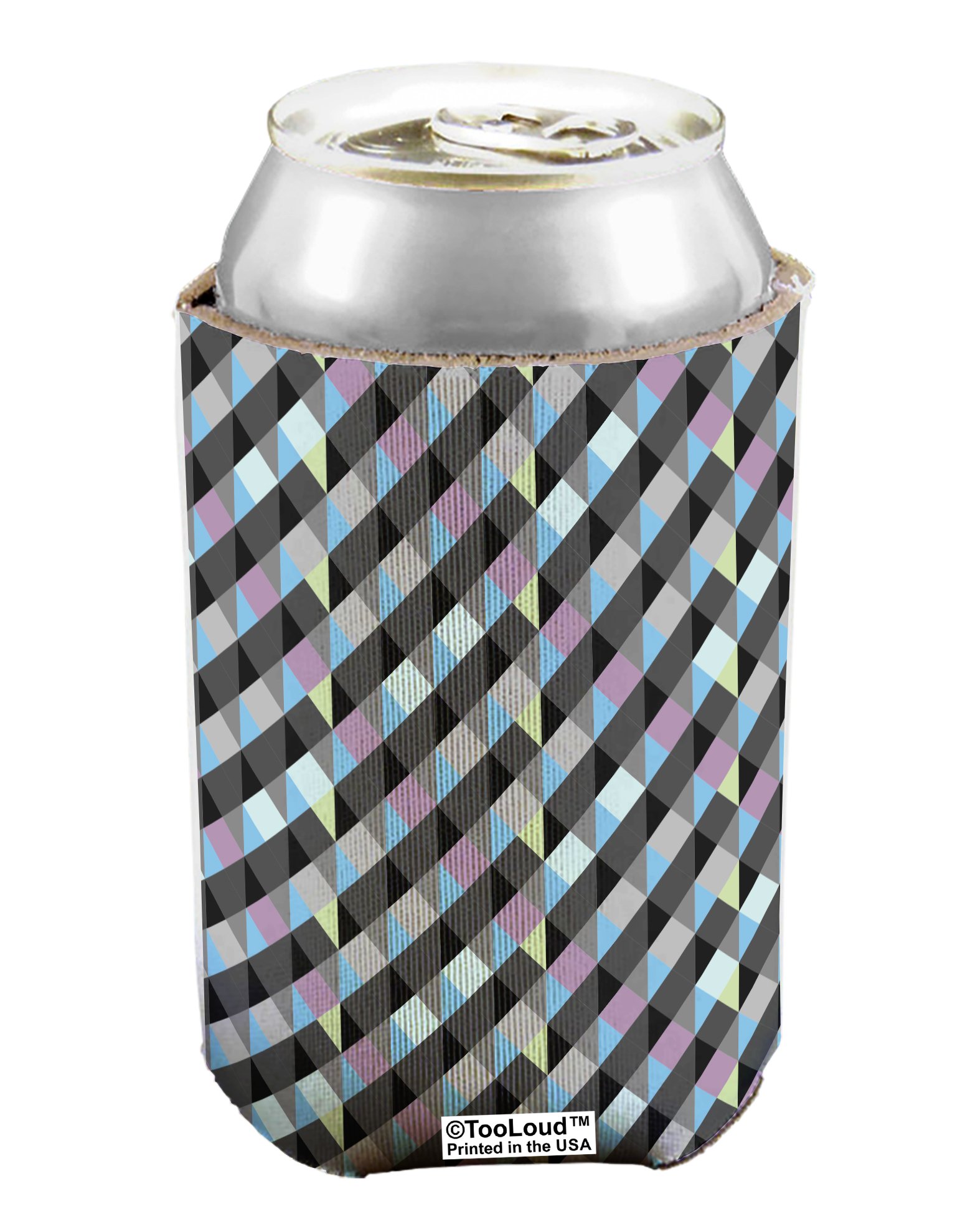 TOOLOUD Plaid Pattern AOP Can/Bottle Insulator Cooler - 2 Pack All Over Print