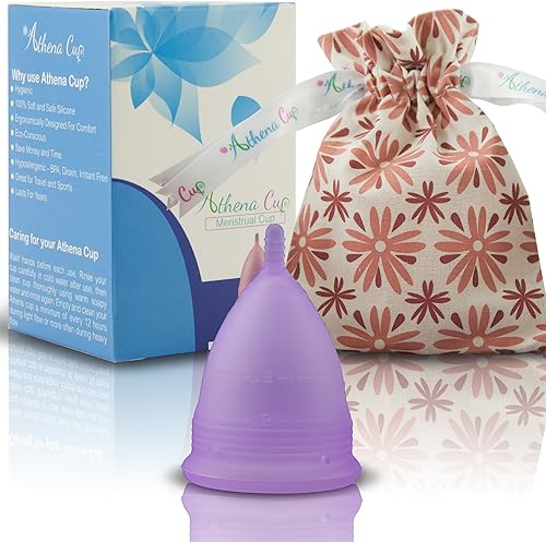 Taza menstrual Athena Un paquete Flujo regular Una taza menstruación más suave hecha para períodos más fáciles Excelente alternativa al tampón y