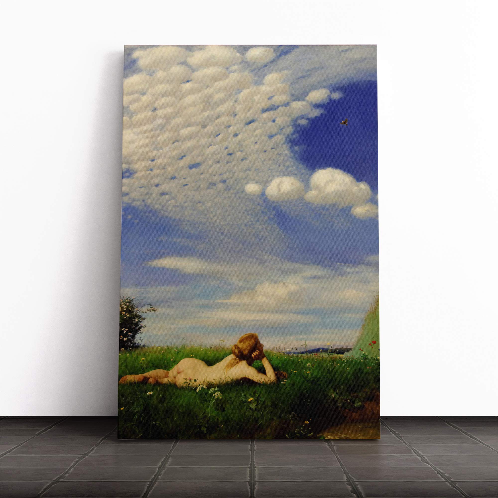 Pal Merse Skylark Canvas Print | Gallery Wrapped 30mm Frame Wall Art | 24x16 inches | Ready to Hang | Modern Picture | Living Room Bedroom Lounge Office