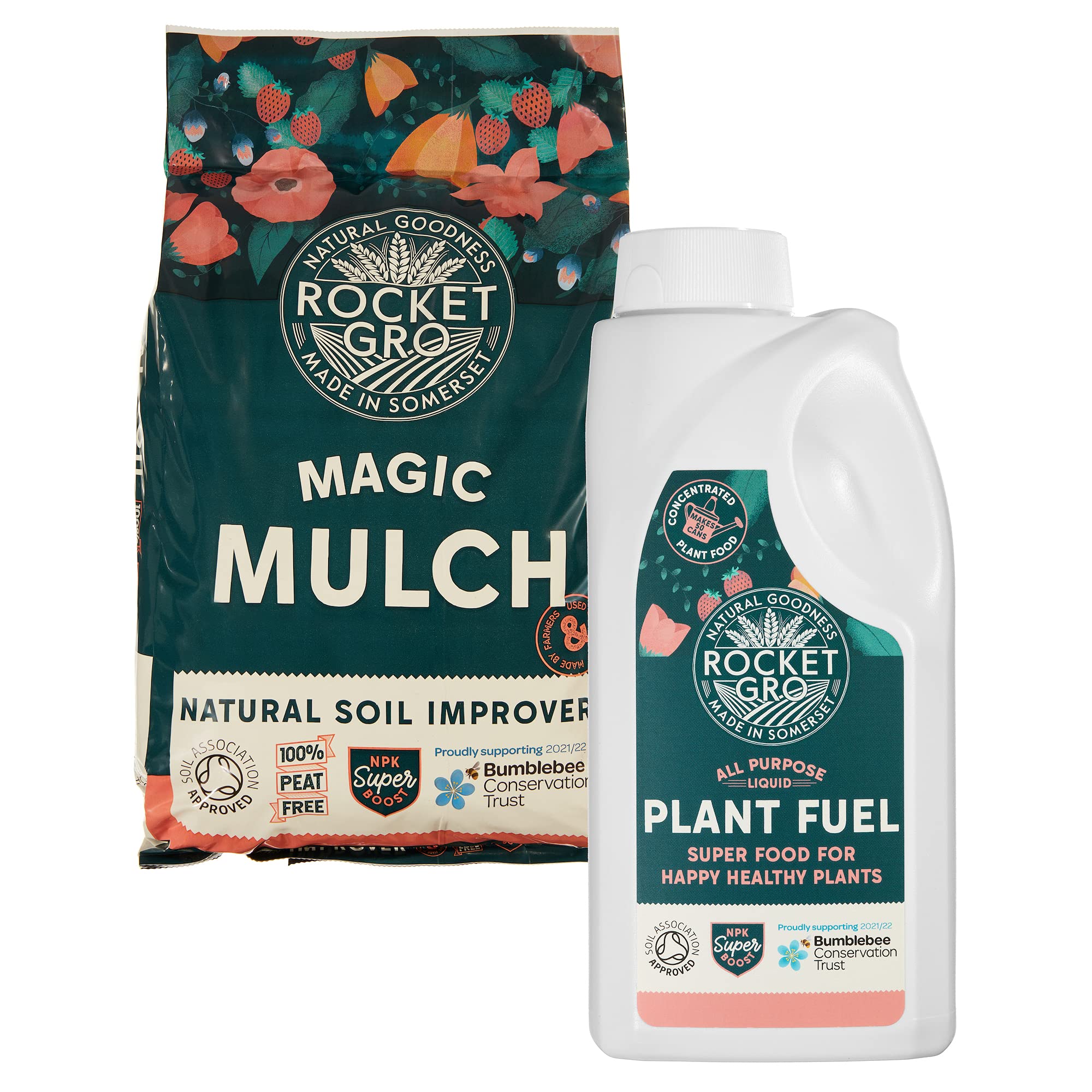 Buy RocketGro Soil Improver for Organic gardening 25 litre 100 Peat