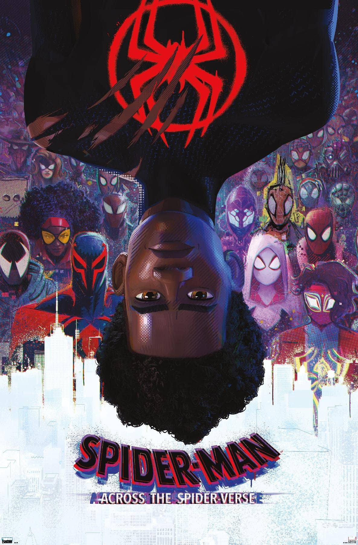Trends International Marvel Spider-Man: Across the Spider-Verse - Official One Sheet Wall Poster, 22.38" x 34", Unframed Version