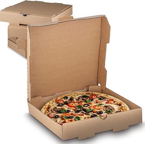 Amazon Co Jp Mt Products ピザボックス 10x10インチ クラフト段ボール製 Bフルート 小さなピザボックス ピザ ボックスでピザを新鮮に保つ 10個パック 米国製 産業 研究開発用品