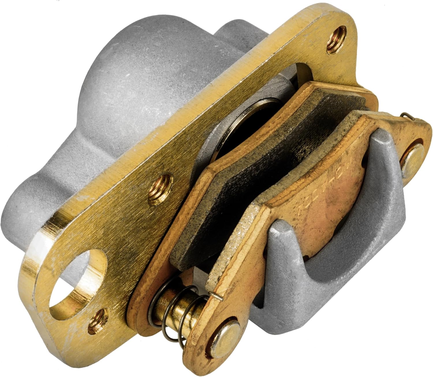 Caltric Front Left Brake Caliper with Brake Pads Compatible with Polaris Scrambler 500 4x4 2003 2004