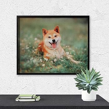 MAYA MAXX アート作品 犬と花 MAYA MAXX アート作品 犬と花 MAYA MAXX