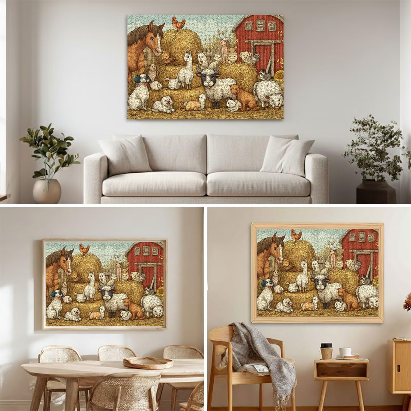 4000 Pezzi Puzzle Adulti - Azienda agricola & Animale - Fabbricazione in Legno Robusto (Forma Classica) - Decorazione Murale con Poster - Prodotto Riservato ad Adulti e 14 Anni in Su (147x105cm) P3#30